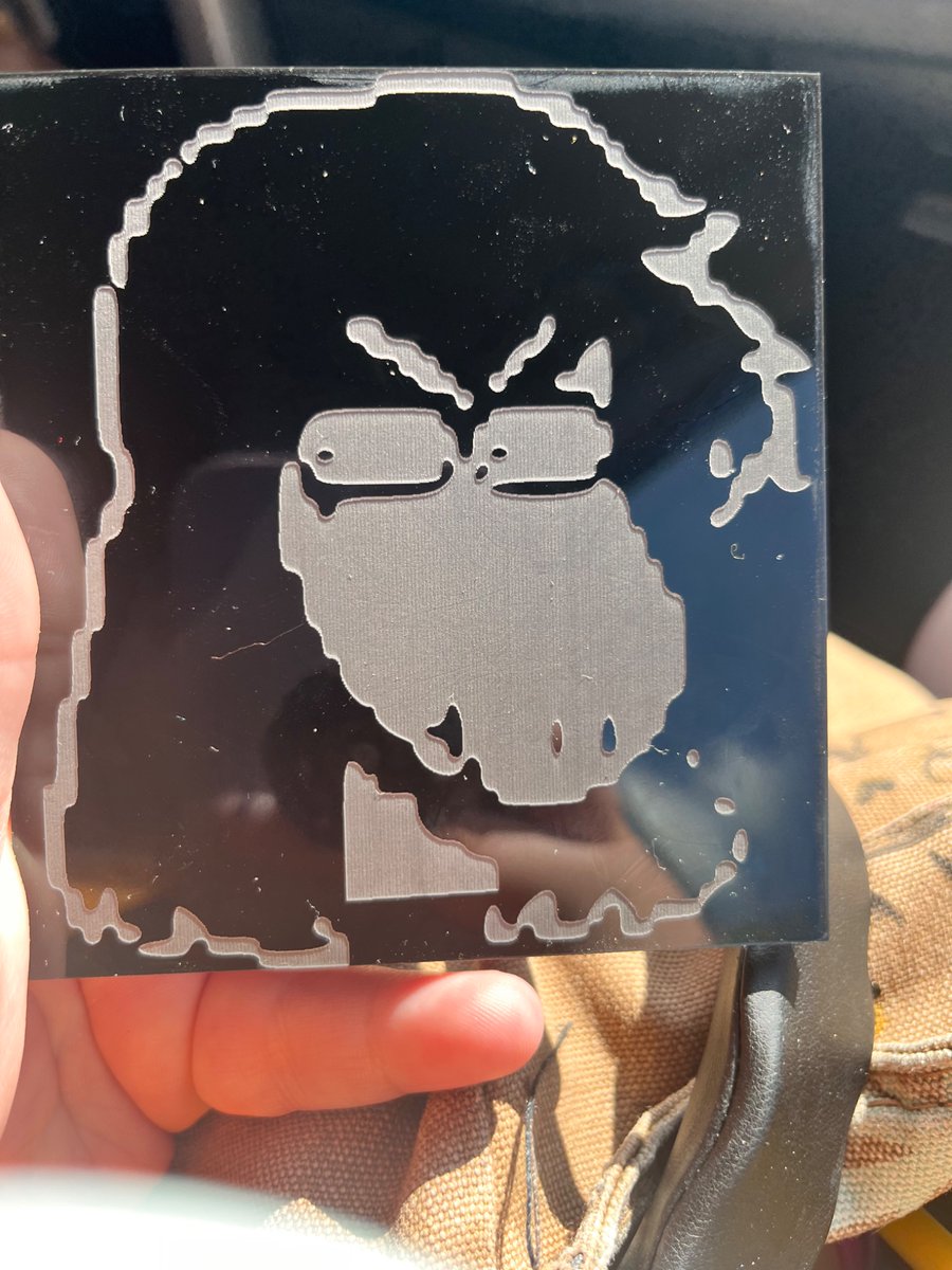 Made this today!! #susiedeltarune #deltarune #lazercarving