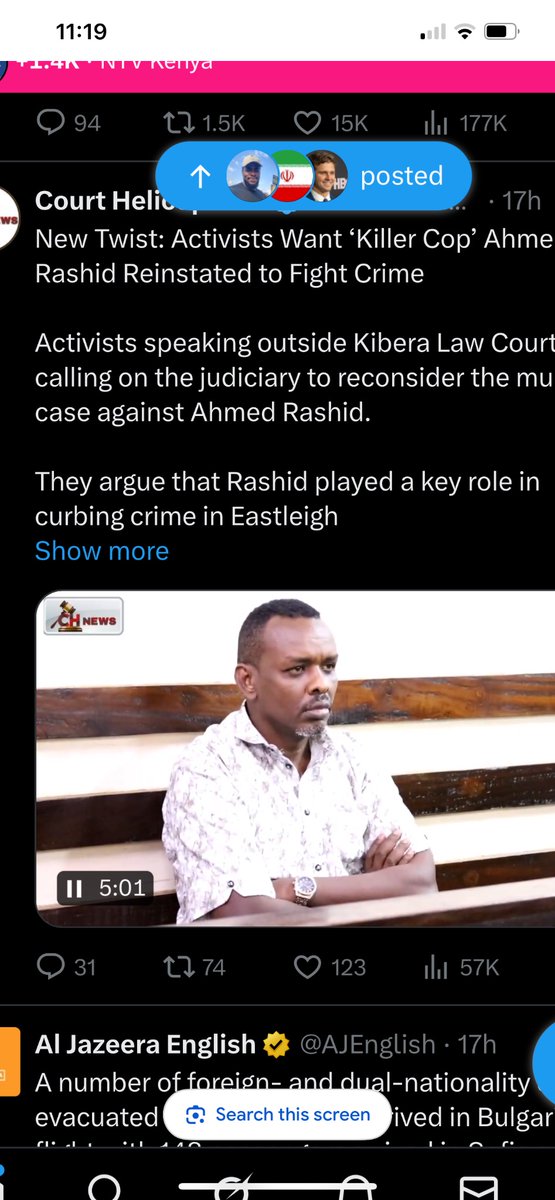 Peace (@jamaaal21) on Twitter photo SOMALI DCI OFFICER
KENYA communities deserve to know the name of SOMALI DCI OFFICER who reported Ahmed Rashid to NIS and his superiors about Ahmed Rashid’s drugs smuggling and recruitment of gang members who operated in Nairobi at nights. <a href="/CourtHelicopter/">Court Helicopter News</a> SOMALI DCI OFFICER
KENYA communities deserve to know the name of SOMALI DCI OFFICER who reported Ahmed Rashid to NIS and his superiors about Ahmed Rashid’s drugs smuggling and recruitment of gang members who operated in Nairobi at nights. <a href="/CourtHelicopter/">Court Helicopter News</a>