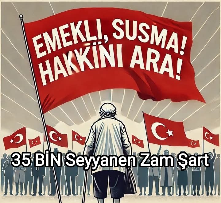 Beytullah_Citak's tweet photo. 35 BİN SEYYANEN ZAM
ŞART OĞLU ŞART OLDU 🫵

E.M.E.K.L.İ  S.E.S  V.E.R 🫵

Ses ver'ki emekli bütçe görüşmesinde
kök maaşlara 35 Bin Seyyanen gelsin

SEN SES VERMEZSEN
Gelmez Seyyanen,,,
yok öyle armut 🍐 piş ağzıma düş

YAZIN:

✨S.E.Y.Y.A.N.E.N   Ş.A.R.T✨

#AkepeBiziBitirdi https://t.co/R6tg7ur0Vf