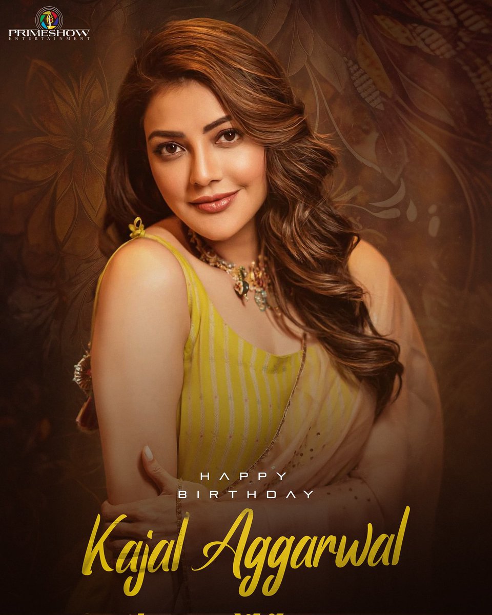 Primeshow Entertainment (@primeshowtweets) on Twitter photo Wishing the ever-charming and incredibly talented <a href="/MsKajalAggarwal/">Kajal Aggarwal</a> a very Happy Birthday🎉
Here’s to a fabulous year ahead filled with love, success, and blockbuster hits!
#HBDKajalAggarwal Wishing the ever-charming and incredibly talented <a href="/MsKajalAggarwal/">Kajal Aggarwal</a> a very Happy Birthday🎉
Here’s to a fabulous year ahead filled with love, success, and blockbuster hits!
#HBDKajalAggarwal