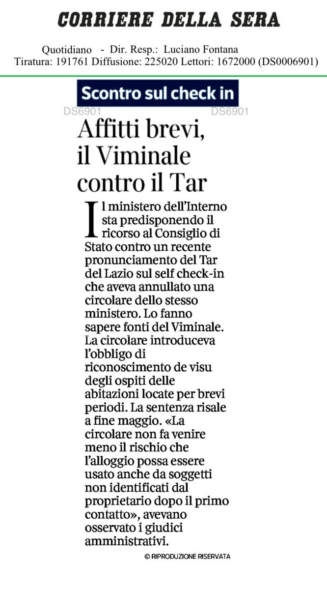 Dedicato a tutti coloro che pensavano (e confidavano) che il Viminale avrebbe fatto un passo indietro.