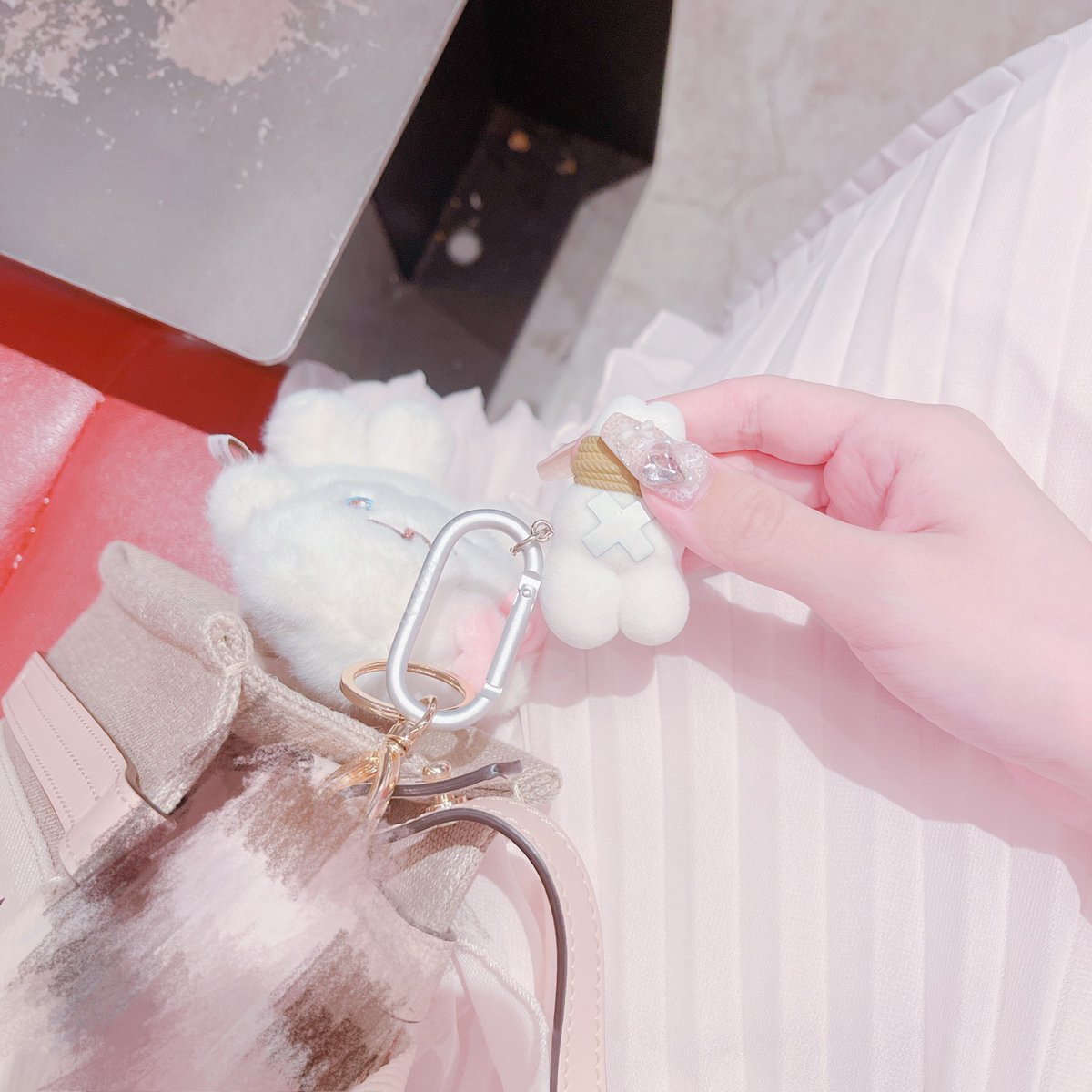 「私がずっとほしがって探してた、なかたにさんがくれてでずっとつけてたo( т  ̫」|૮ . ̫ . ა ⸝꙳のイラスト
