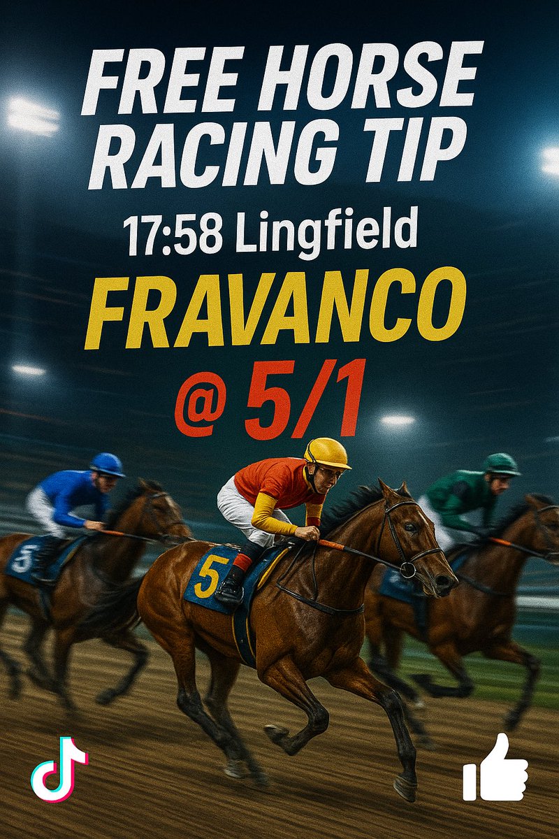 Valueclubbets's tweet photo. Free tip at Lingfield this evening… https://t.co/2FCt4Tjhcm