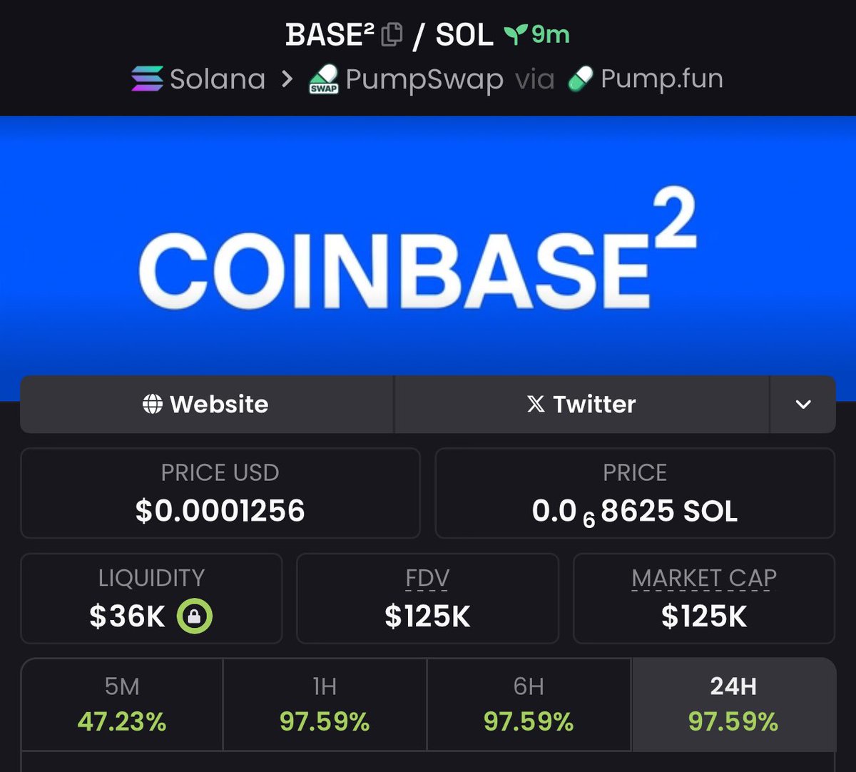0xBekyra's tweet image. How do you like the $BASE² token? It doesn&apos;t look bad to me, but the token is very new, so be careful and be aware of the risks!

CA: Esksecc7xHHc8z3GzEjmGiyRVCHuL86cZWYbCaLJpump

#BASE²
