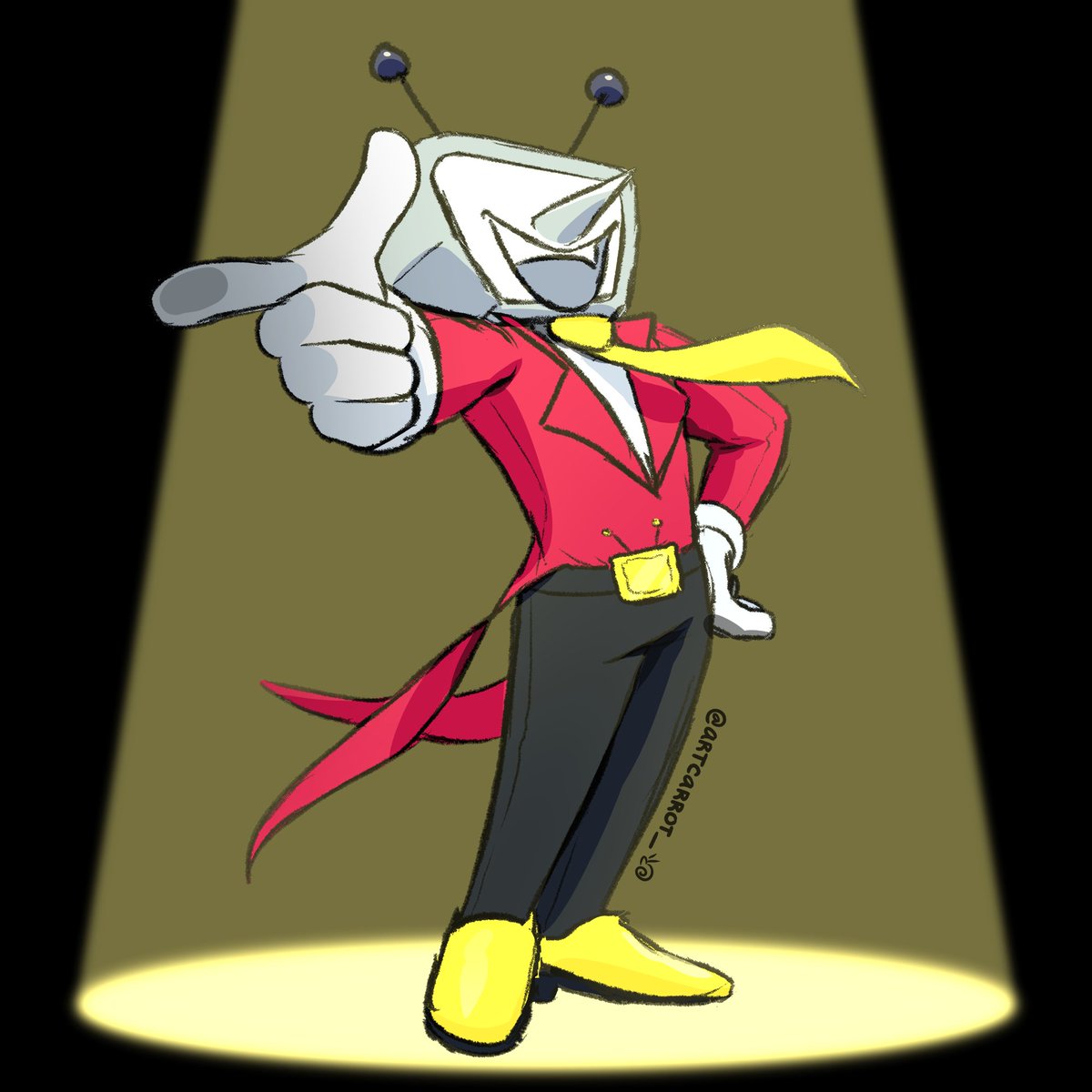 i know i have not drawn for a while bc work, but i at least wanted to do a quick doodle after deltarune chapter 3+4 because it was very good