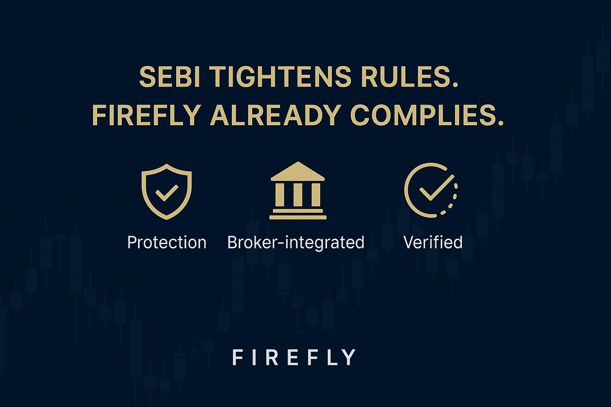 IbinIssac600's tweet image. SEBI is tightening algo rules.

Firefly is already aligned.

✅ Broker-integrated
✅ Real-time trail
✅ Transparent &amp;amp; compliant
You can scale — without worry.
🔗 fintrens.com/join

#FireflyBot #SEBICompliance #AlgoTradingIndia #SmartExecution #Fintrens
