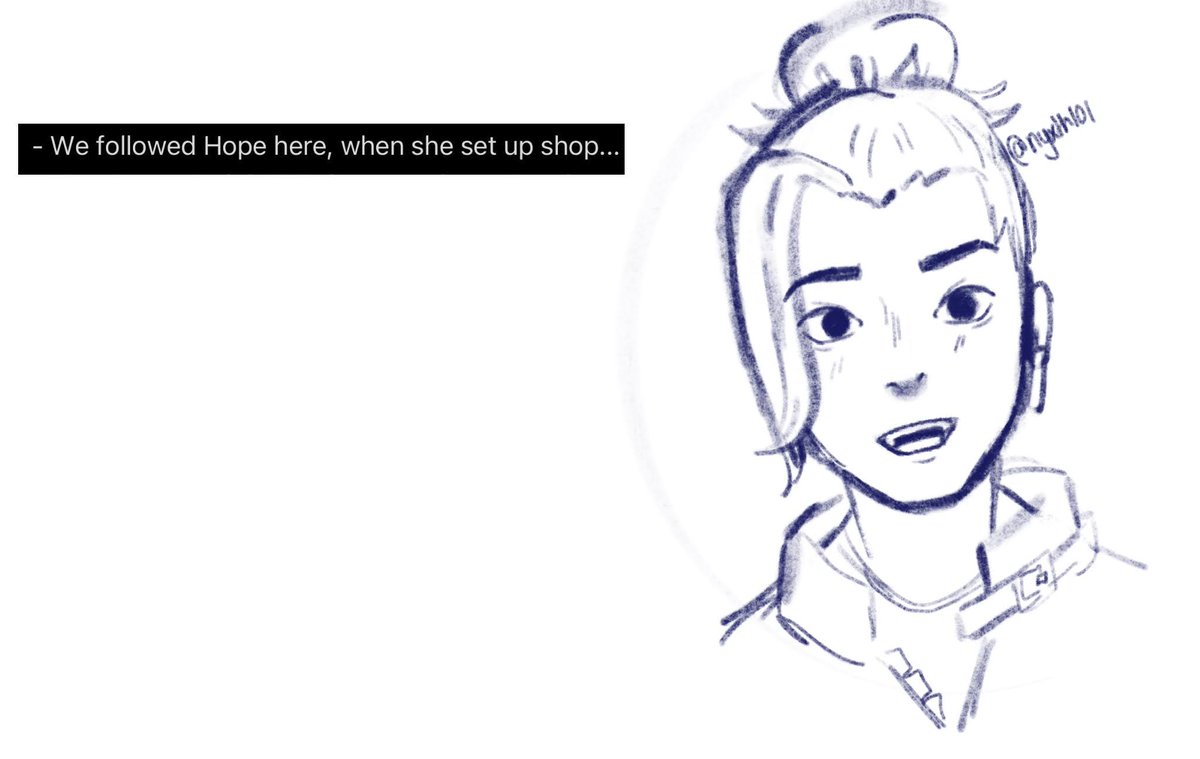 Nyxth101's tweet photo. There's some dialogue of Kendo talking about hope and I needed to draw it.
I love them so much 💙
#FortniteArt #FortniteKendo #FortniteHope https://t.co/qmKz60uEaG