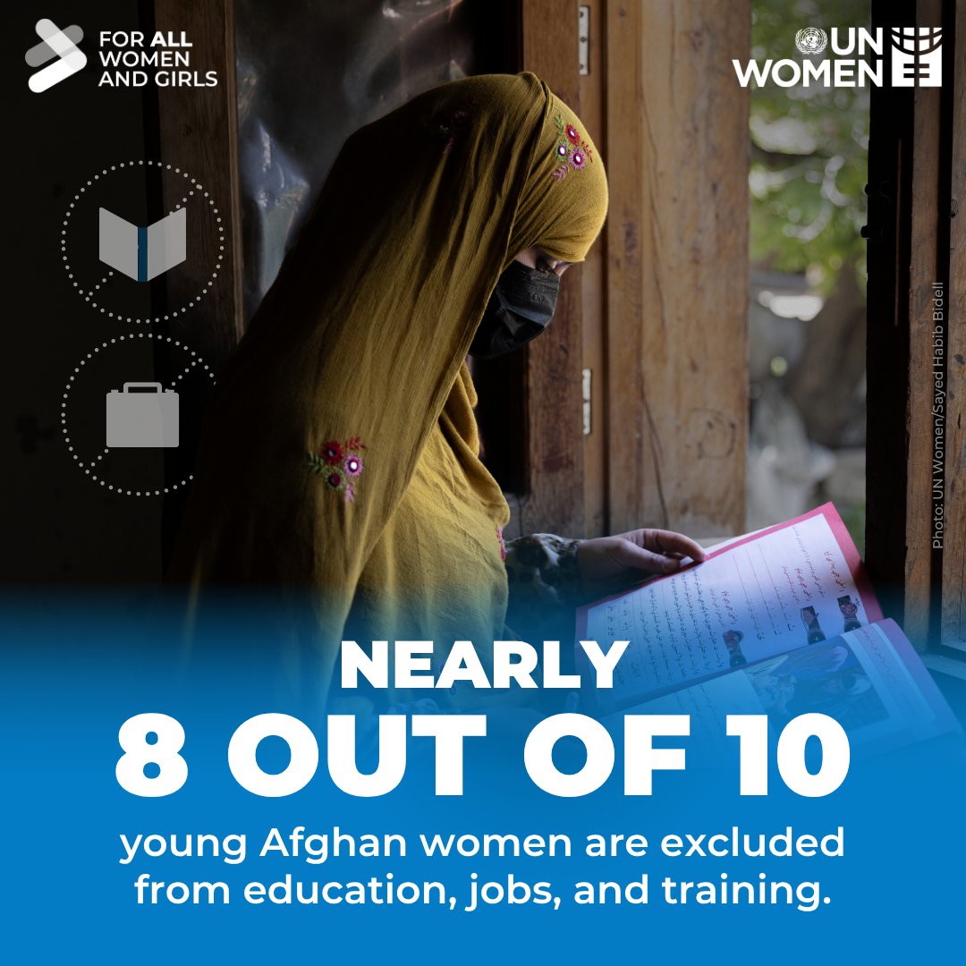 Despite their remarkable resilience, Afghan women are falling far behind global standards for human development. 

We must ensure Afghan women and girls' priorities remain at the forefront of global response.

📑 See our 2024 Afghanistan Gender Index: unwo.men/YigM50Wc4zS