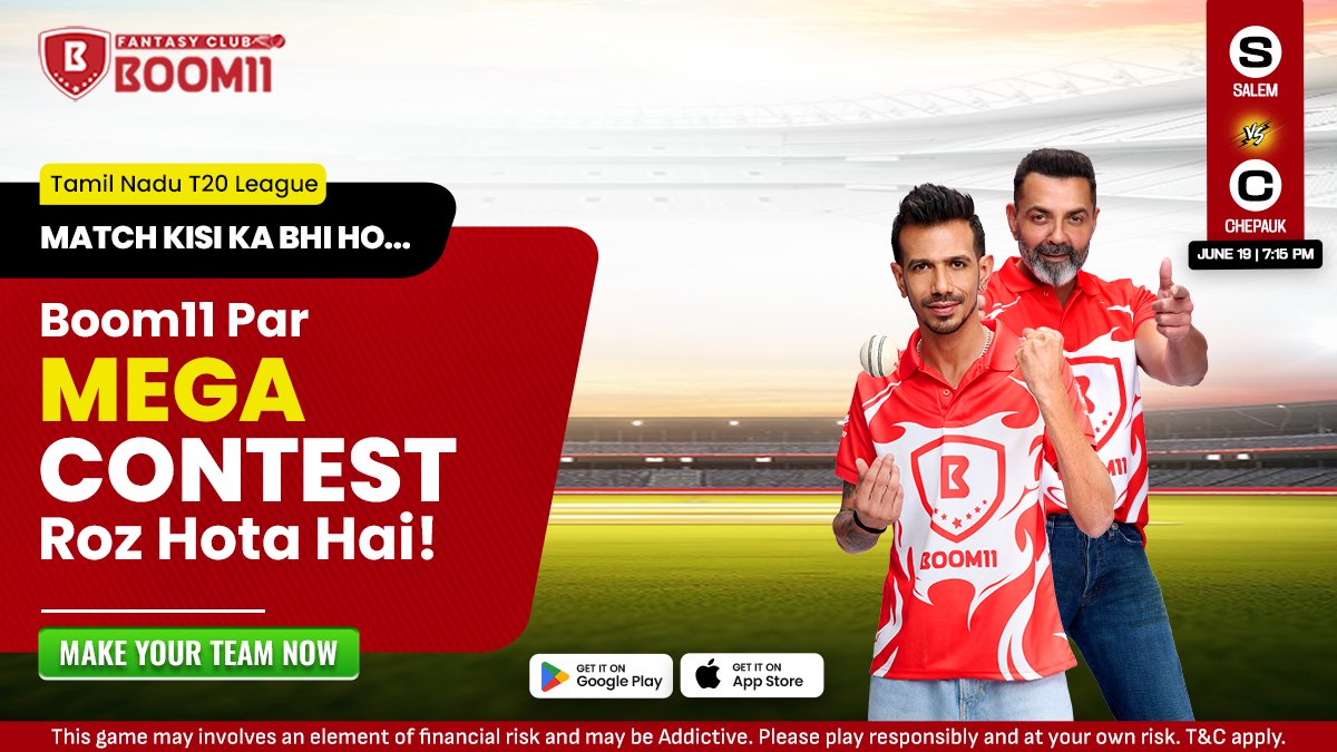 official_boom11's tweet image. 🏏 Teams are ready?

Aur Aapki Fantasy Team

Join Mega Contest Now

boom11.co.in/boom11.apk

#JoinMegaContest #SalamSpartansvsChepaukGillies #TNPL2025 #Boom11
