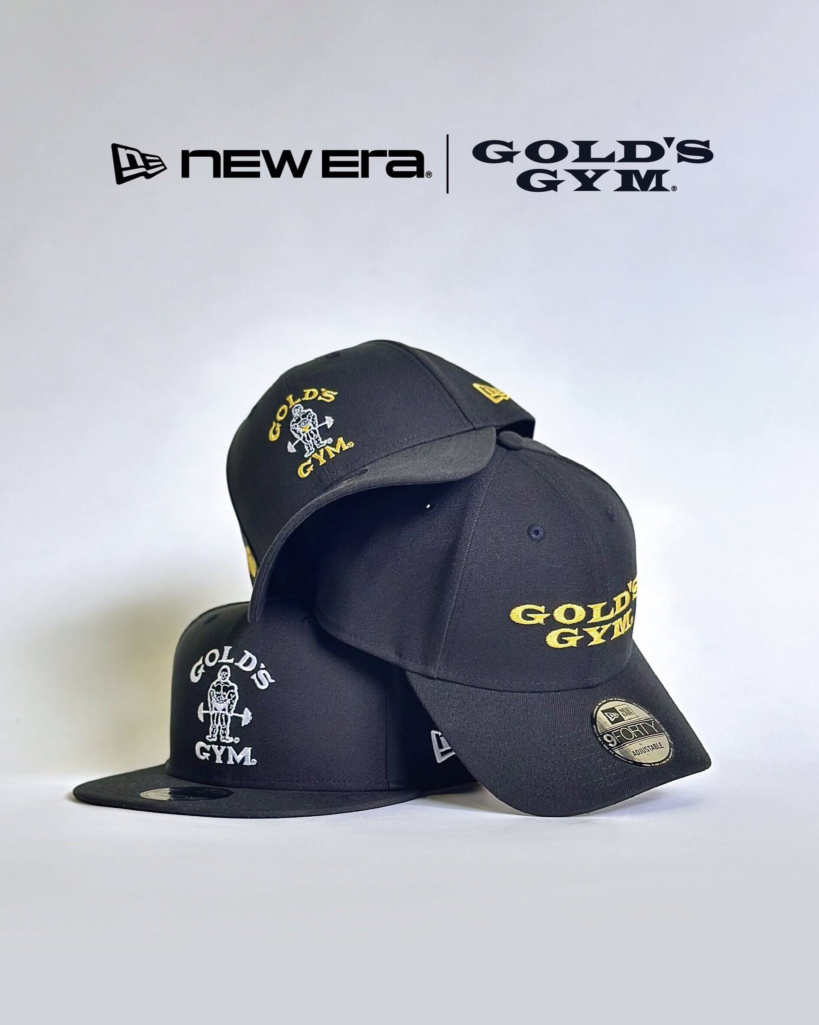 GOLD'S GYM キャップ S-M 黒 GOLD'S GYM キャップ S-M 黒