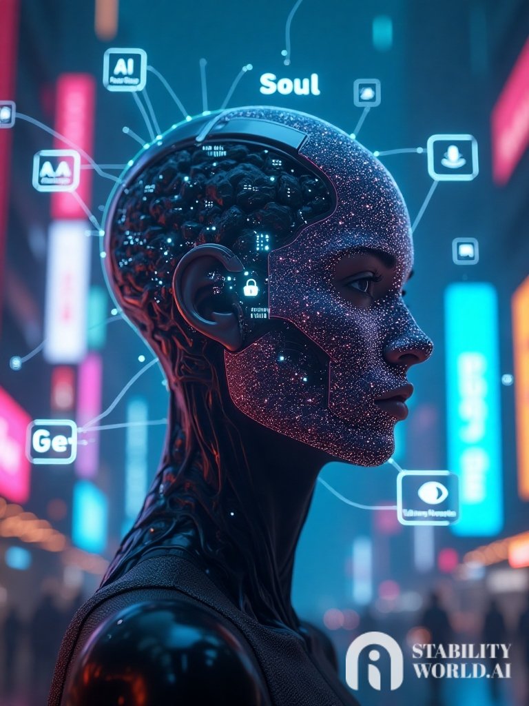 StabilityW_AI's tweet photo. 🔥 Prompt of the Day:
Describe your AI persona in 5 words. We’ll bring it to life.
Best replies win free credits!
#AIsoul #StabilityWorldAI #FluxPrompt #GenAI #AIPunk #FutureIsNow https://t.co/YG9FOMpg4K