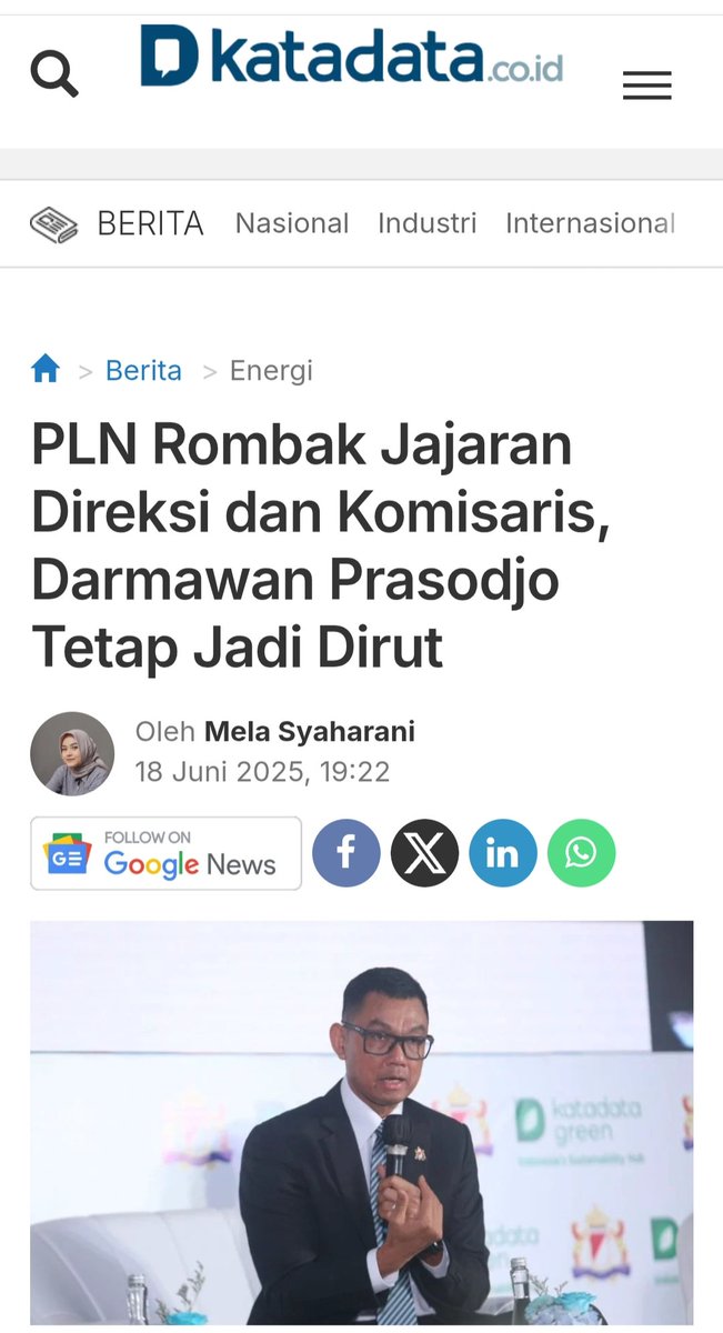 So jadi inikah hasil ketemuan Sufmi Dasco dengan emak.
Pedeipeh gak masuk koalisi tapi tetep dapat jatah kursi empuk 🤗