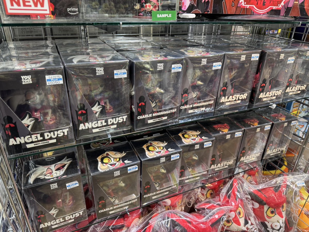 5階売場に大人気のミュージカルアニメ『#Hazbin Hotel』のコーナーが
