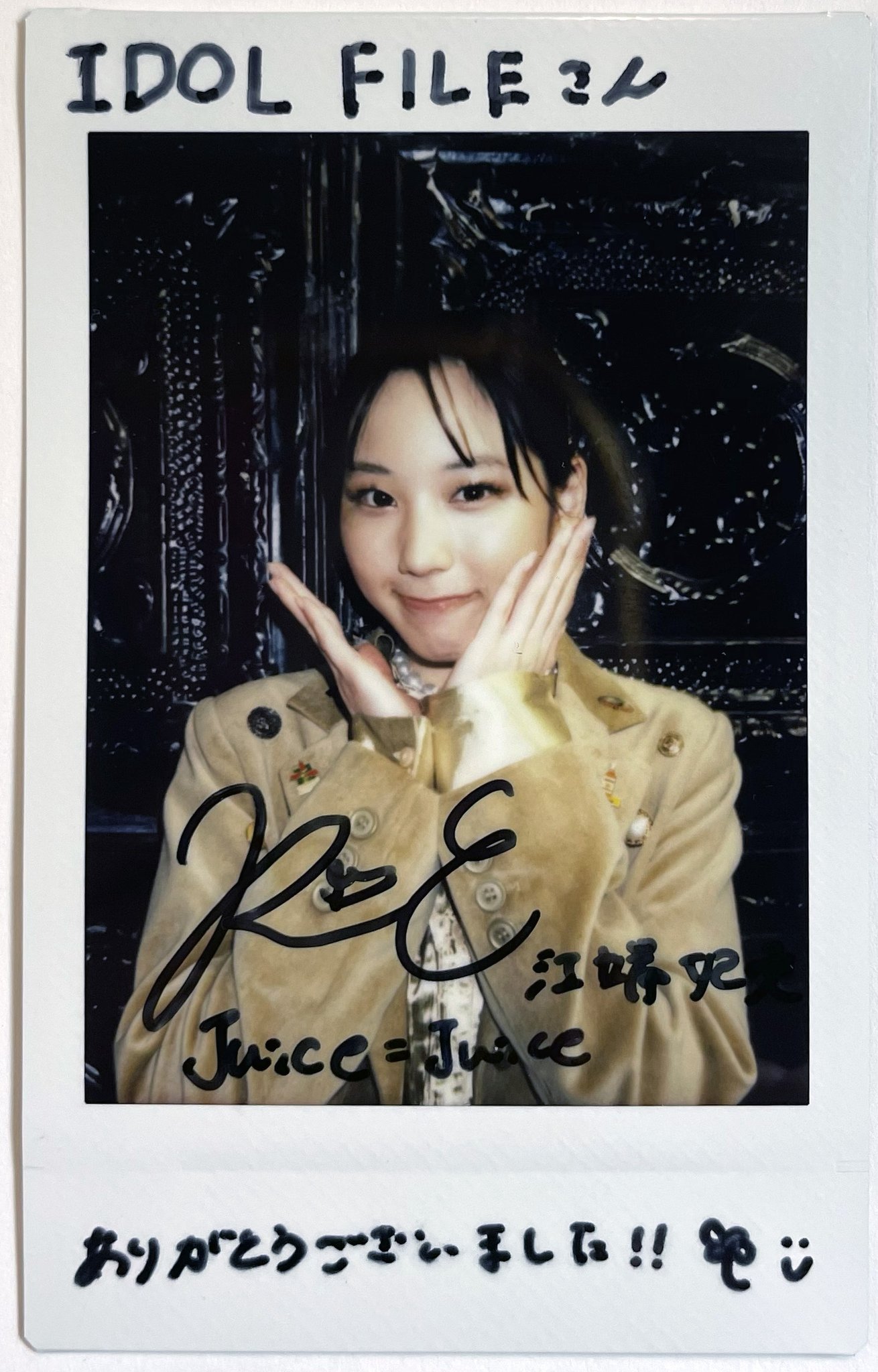 BLACKPINK ジス AMORTAGE fm 入場者限定 サイン　チェキ 死ぬまでにless of youを生で聴くんだ！！ サイン入りチェキとか