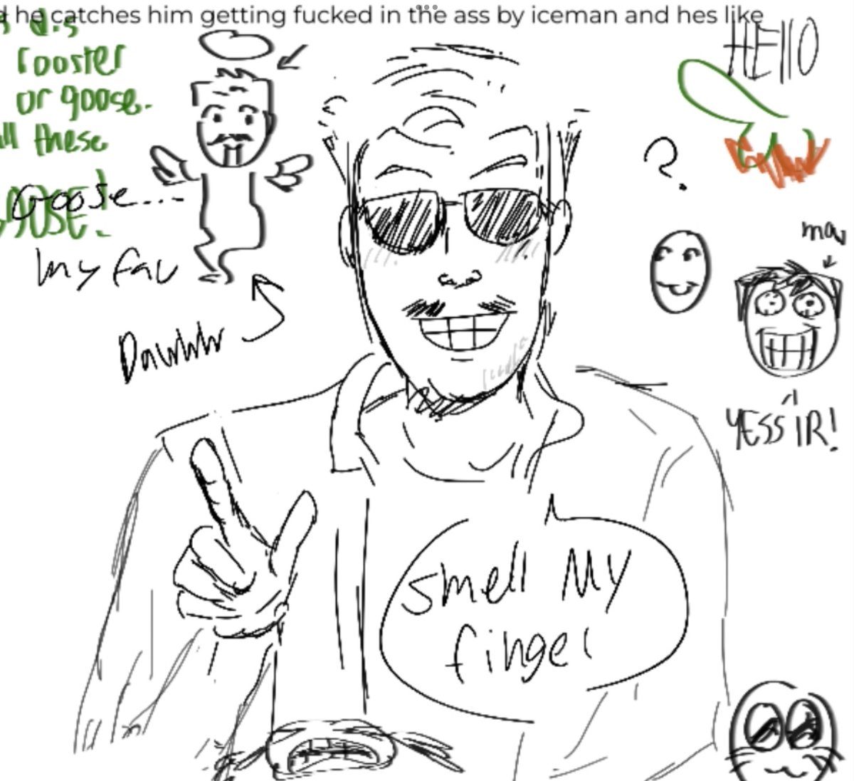 5WeekMigraine's tweet image. Magma top gun my friend’s deranged additions I Dont Know