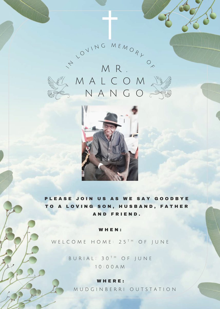 Please see details of laying our dear kokok to rest. Vale to a beloved man.
Gundjeihmi office will be closed on Monday June 30th