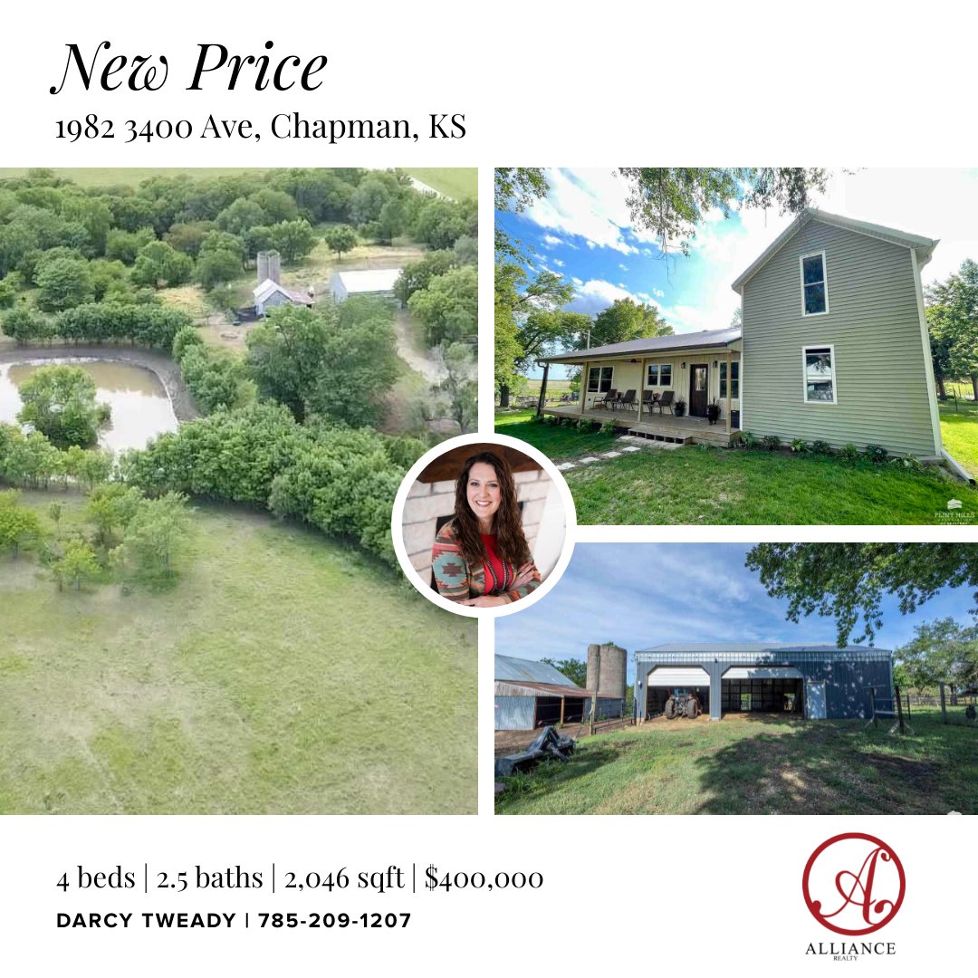 This rural home has it all, including a new price! Come take a look!
9+/- acres
4 bedrooms
2.5 baths
The main level is completely brand new from the foundation up.
FRUIT trees
Livestock facilities
Barns
A DOG WASHING STATION 
$400,000