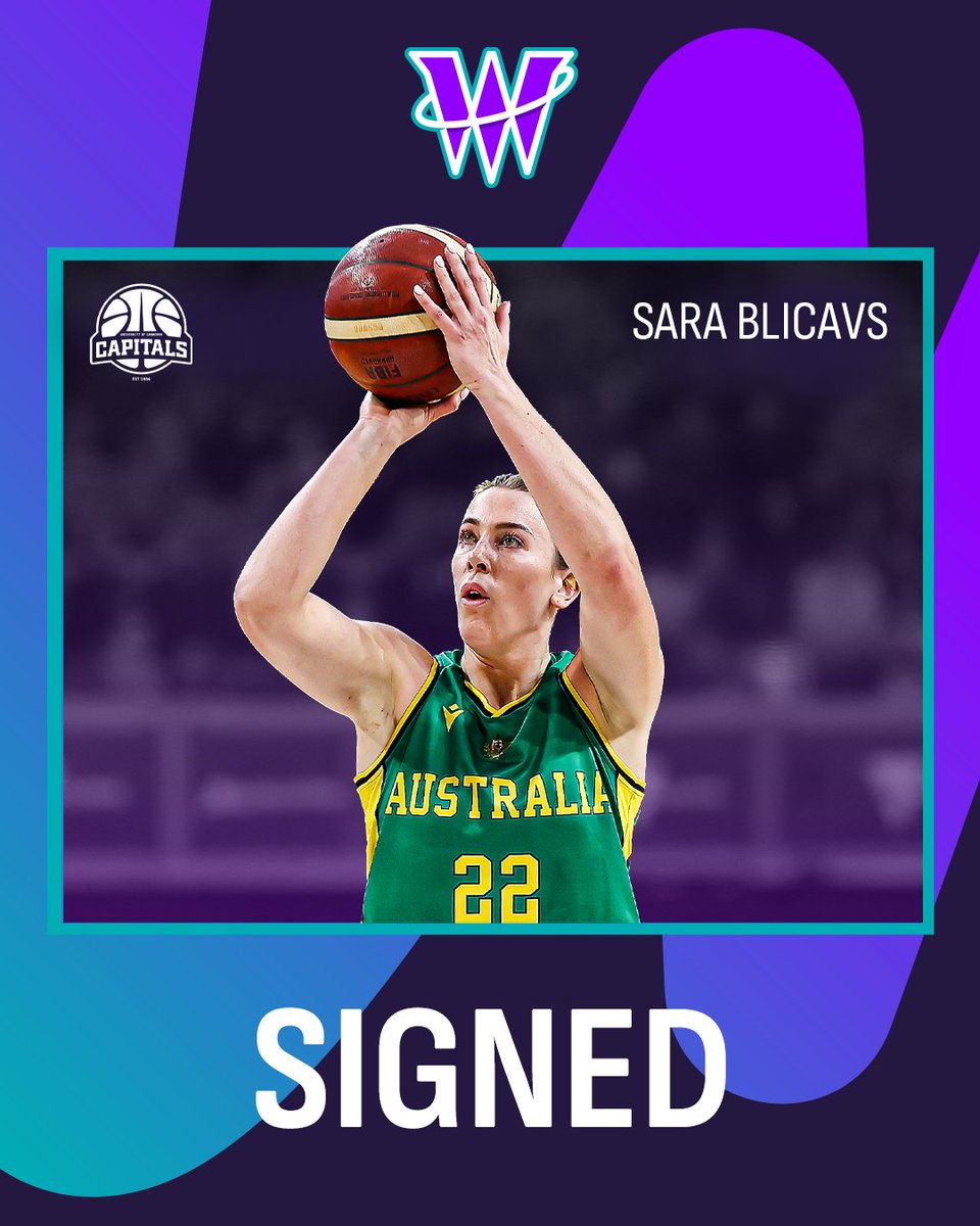 SARA BLICAVS IS HEADING TO CANBERRA 🚗 

Olympian and two-time WNBL champion Sara Blicavs signs with the UC Capitals for the coming 2025/26 season 🤩 #ReadyToRise 

Read more: bit.ly/449f2ts