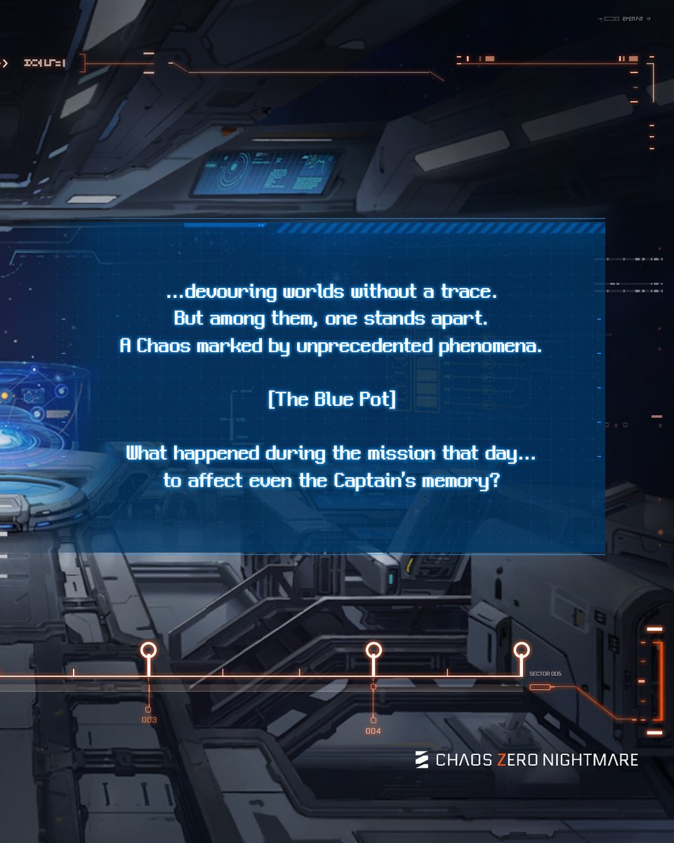 ◤ Loss ◢

【Prologue ②】
「The Blue Pot」 — a bizarre Chaos phenomena unlike anything ever reported.
What really happened on that day, when all memory was completely erased?

#CHAOSZERONIGHTMARE #CZN #ChaosZeroNightmare