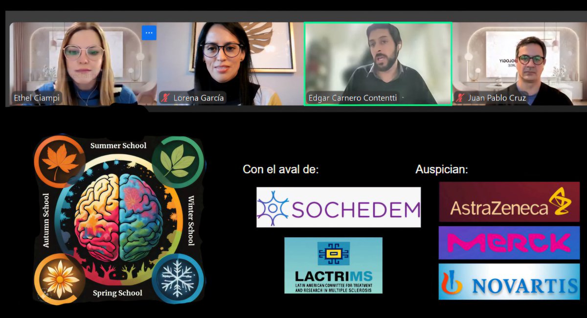 Muchas gracias a los +140 participantes del hoy! Un honor estar junto a estos panelistas y compartir con colegas de todo #LATAM durante la sesión Q&amp;A <a href="/SOCHEDEM1/">SOCHEDEM</a> <a href="/lactrims_org/">LACTRIMS</a> <a href="/NeuroinmunUC/">NeuroinmunologiaUC</a>