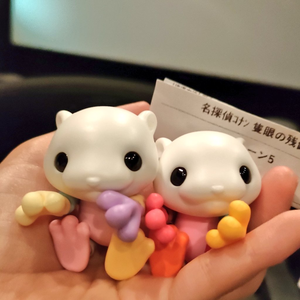 ruumin810's tweet image. やっとコナン見れます！
あさイチで誰もいない😊
モンスターちゃんと楽しんできます✨
#モンスターファクトリー