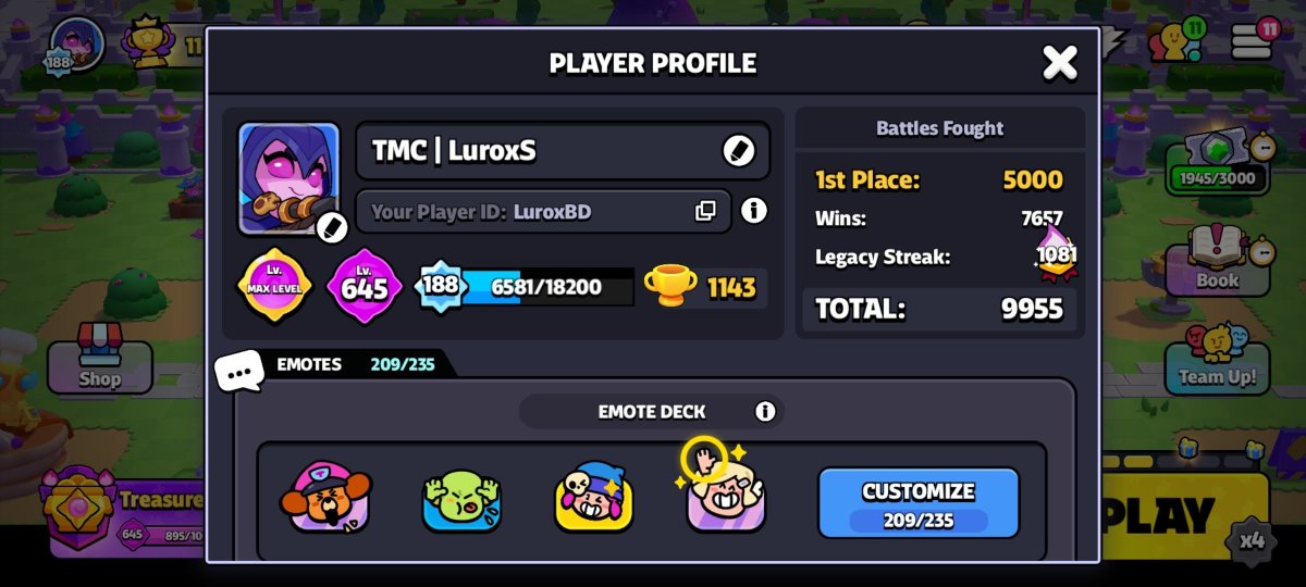 5k wins!!! 

1 year after starting playing this game, I can say that this is a huge milestone. Despite the game not being very popular, what keeps me playing is the small but dedicated community the game has, and hopefully things will change soon ❤️