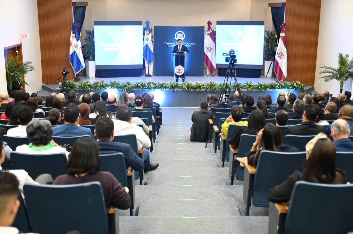 El #TCRD realizó este miércoles la quinta edición de la Cátedra Dr. Manuel Bergés Chupani: Integridad Judicial, en honor al doctor Rafael M. Luciano Pichardo (1935-2024) .. 1/2