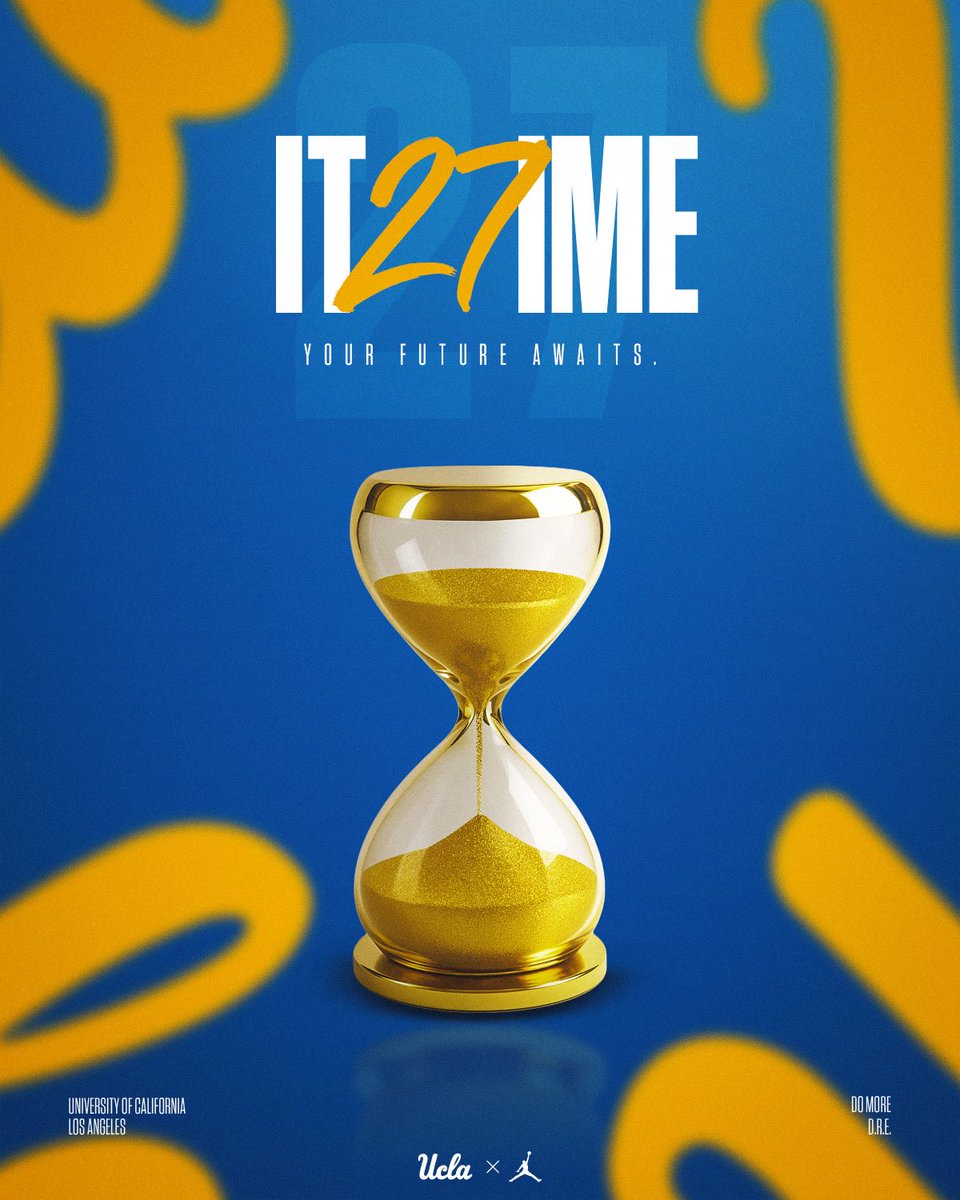 2027. It’s time! #IT27IME
#UCLA #DRE #DOMORE