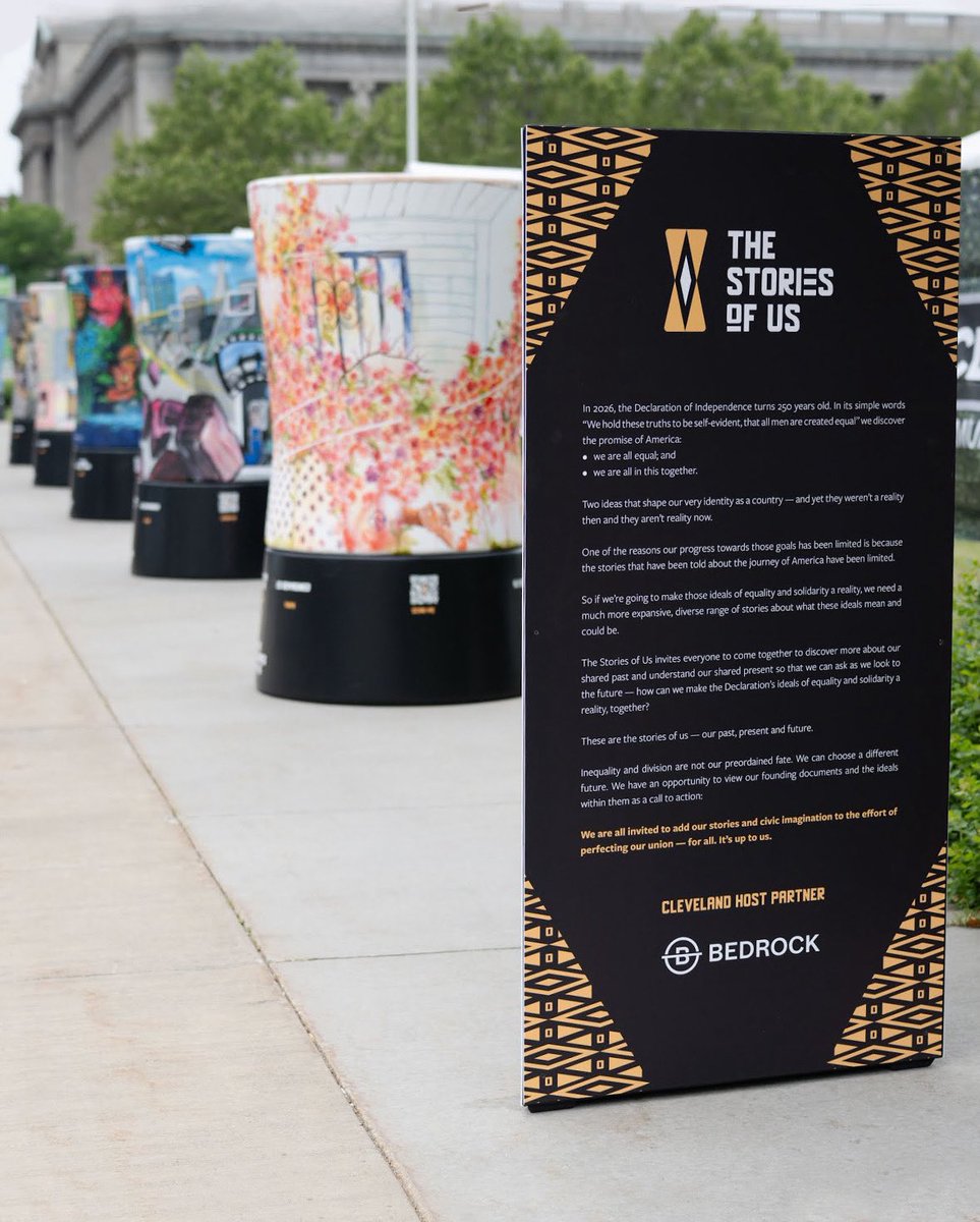 Honored to be a part of this very important nationwide traveling public art collaboration with The Stories of Us in celebration of the 250th anniversary of the Declaration of Independence happening in 2026. 

#publicart #activistart #declartionofindependence