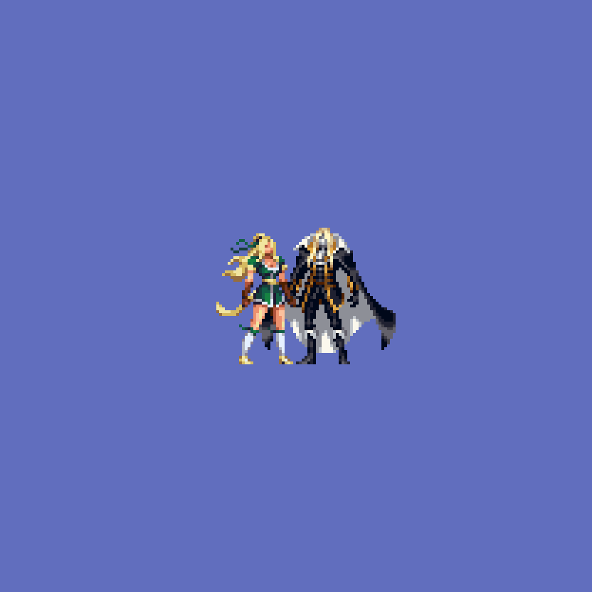 RubJRPixel's tweet photo. Alucard & Maria Renard!💕
It has been satisfying to create a new version of these characters in pixel art. I believe I did a good job trying to represent them as faithfully as possible to their original design.
#悪魔城ドラキュラ #Castlevania #SymphonyoftheNight #Alumaria https://t.co/aRHxjN1Wbd