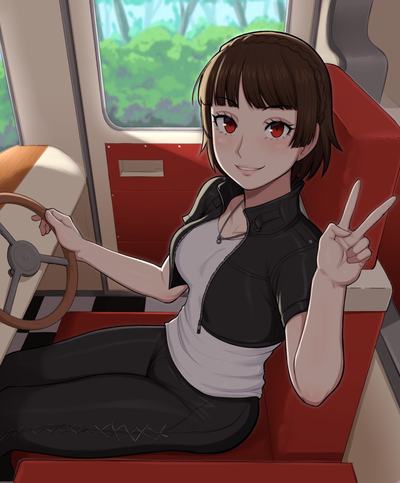 MNijimas19's tweet photo. Bueno en este fijado pondré los personajes para el rol y que mejor que para empezar con Makoto Nijima la presidenta del club estudiantil https://t.co/KnL5N7ilE3