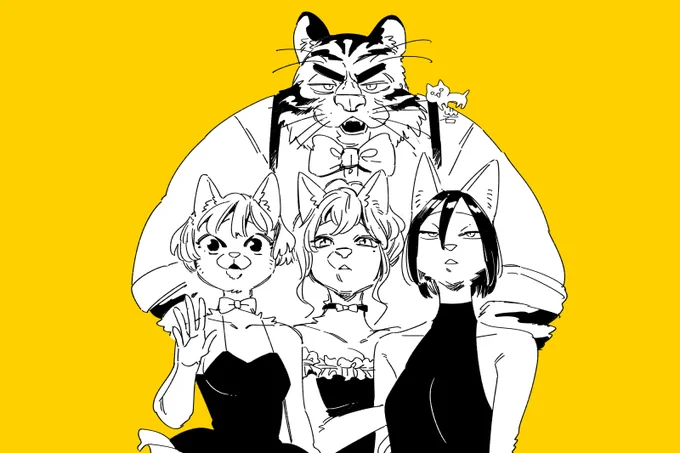 #正面マズルを描いてみよう なんとなくキャラ性で描き分けてるね