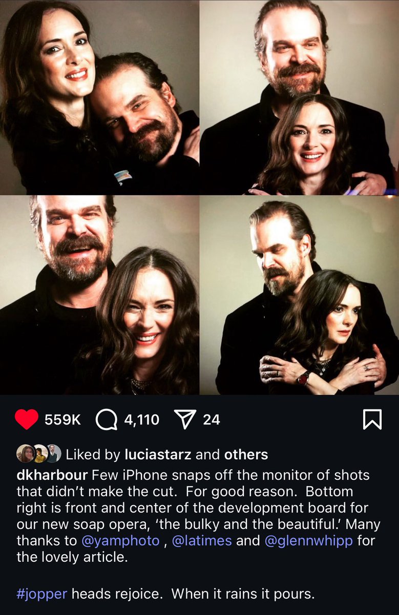 joyceannebyers's tweet image. #jopper heads rejoice. when it rains it pours.