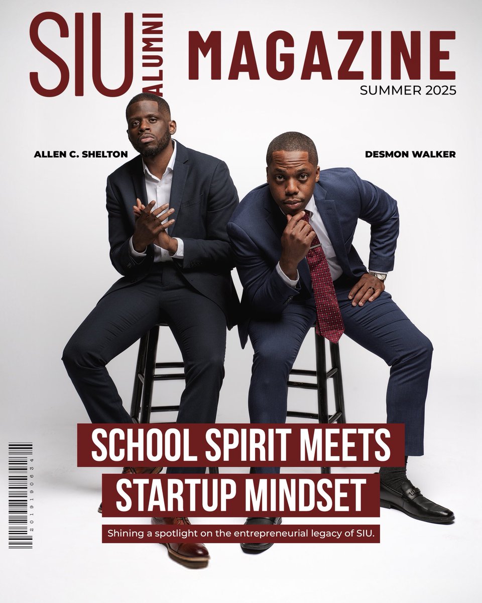 From freshmen on the campus of SIU to the cover of its alumni magazine.

God is beyond good 🙏🏾