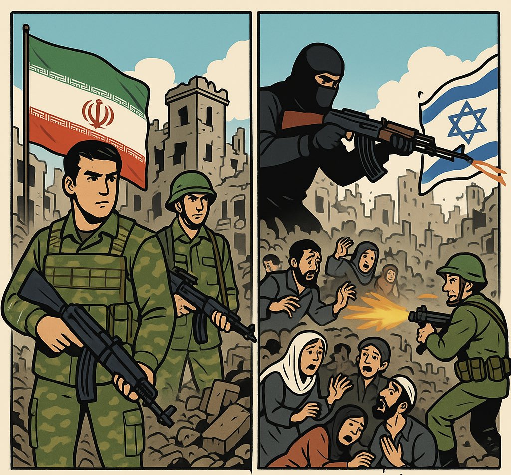 إلى كل من يردد شعار “اللهم اضرب الظالمين بالظالمين” بحجة أن إيران قتلت الشعب السوري والعراقي واليمني، ويساويها بإسرائيل… فلنقارن بالأدلة وبالوثائق والأرقام!

ما أسهل أن تختبئ خلف شعار عام، وتقول: “اللهم اضرب الظالمين بالظالمين”، ثم تخلط الأمور كلها في كفة واحدة، وتضع إيران جنبًا