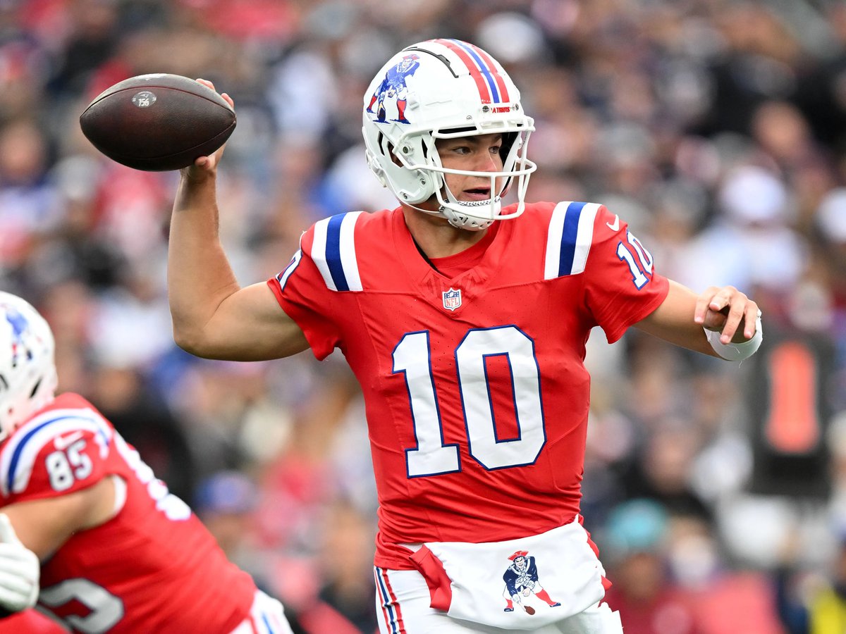 Rank these fantasy quarterbacks heading into 2025

Drake Maye
Kyler Murray
Jared Goff
Justin Herbert