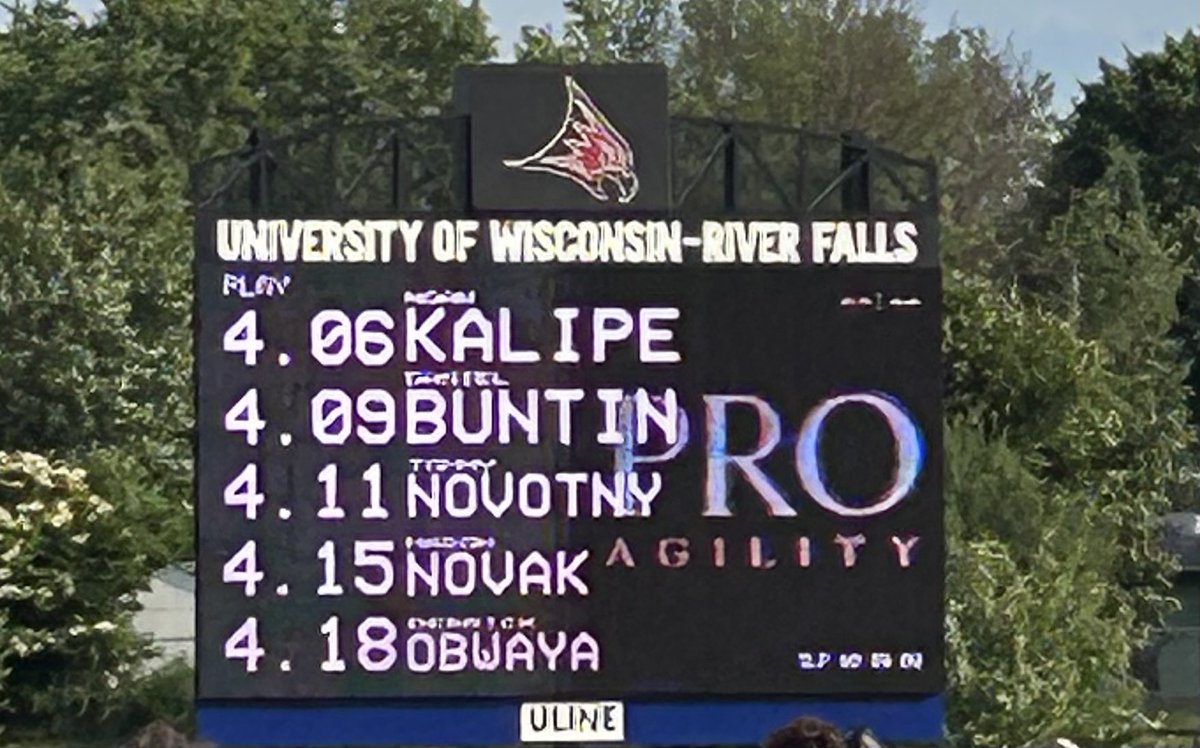 thenoahkalipe's tweet image. I had a great time at the Minnesconsin Mega Camp today!! Succeeded during the competition periods as well as going through a great combine!!
- TOP pro agility time in the camp‼️
@OJW_Scouting @PrepRedzoneMN