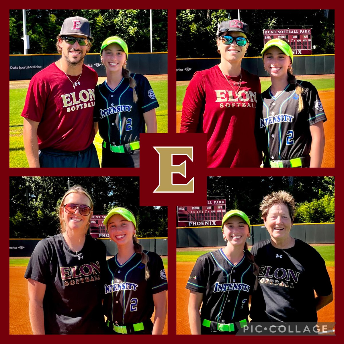 The past two days at <a href="/ElonSoftball/">Elon Softball</a> were amazing! Had so much fun and am thankful for the coaches and players for this opportunity! ❤️🤍 Go Phoenix!
<a href="/CoachSophDevesa/">Sophia Devesa</a> <a href="/IntensityBurzo/">NJ Intensity 14U Burzo</a>