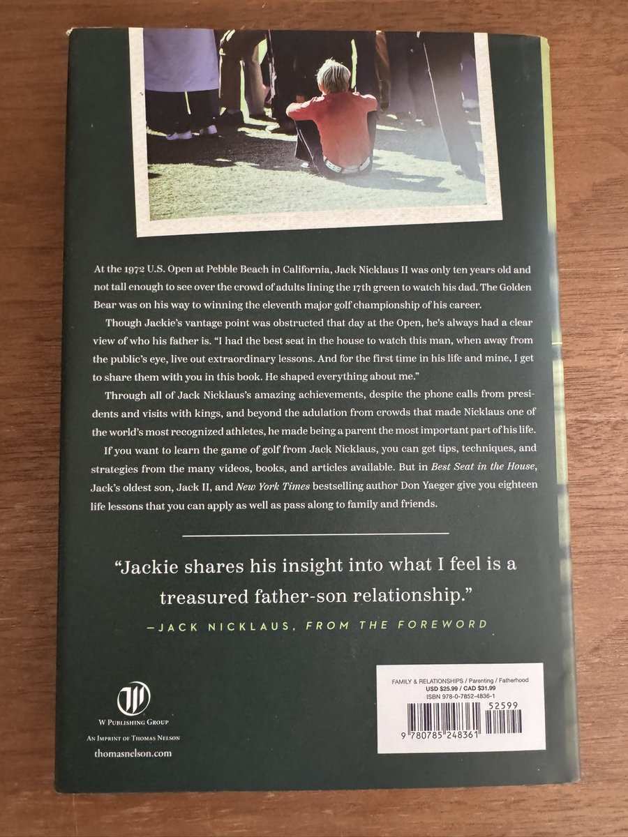 21st book down. Your mind is like a computer it only knows what you tell it. Be gracious in victory or defeat. In sports there are winners and losers, but winning in life is so much more important. We all experience setbacks either in life or on the golf course, but we can't let