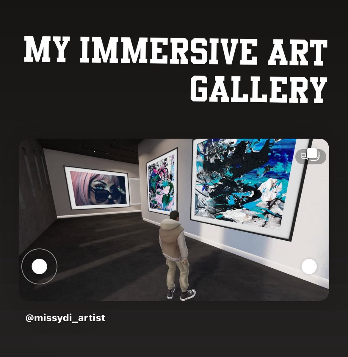 blueeye_queen's tweet photo. 🌀 Step inside the mind of yours truly. 
My abstract art gallery is now live in the metaverse—
walk through vibrant portals of resilience, faith &amp; expression.

🎨 Explore now:
https://t.co/SjF6clahdv

#AbstractArt #MetaverseGallery https://t.co/BCJiN0YCGm