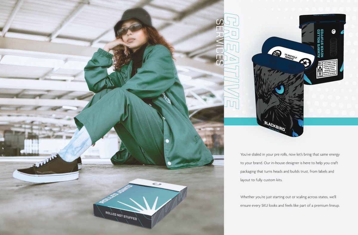 LoucidCo's tweet photo. We just launched the design and packaging side of @roll_pros
Iโm very excited to be leading this and helping redefine a new visual standard for the cannabis industry
#cannabisindustry #rollpros #packaging #design https://t.co/vUokmKBxRS