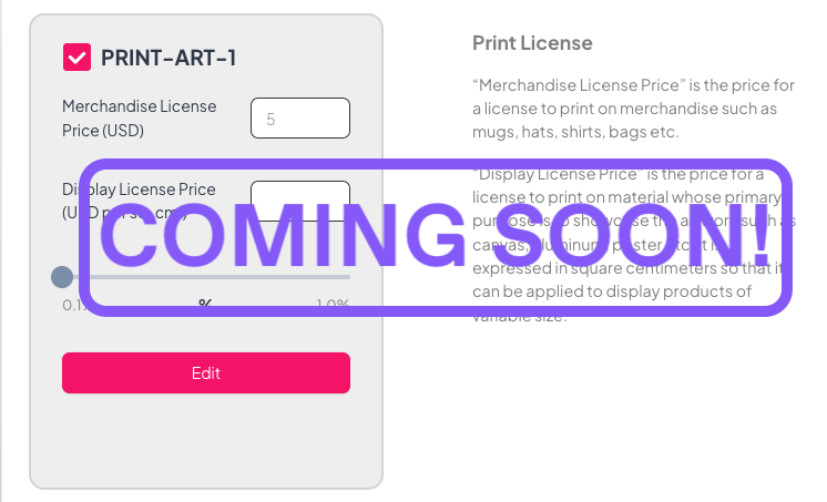 🕺 It’s June 18!

We’re just as excited as you are for the Print on Demand license drop! ☕️🖼🛍

Quick update from <a href="/techbubble/">Nik Kalyani (🎨🔴💜)</a> -

There's a brief delay due to a team member being ill — we want the whole crew at 💯 for launch 🚀

Thanks for your patience—we’ll be back soon! 🙏✨