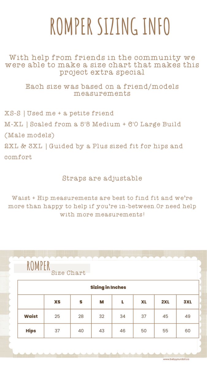 There’s so much to love about corduroy rompers and it’s the help from the community for romper sizing that makes it so special 🤎