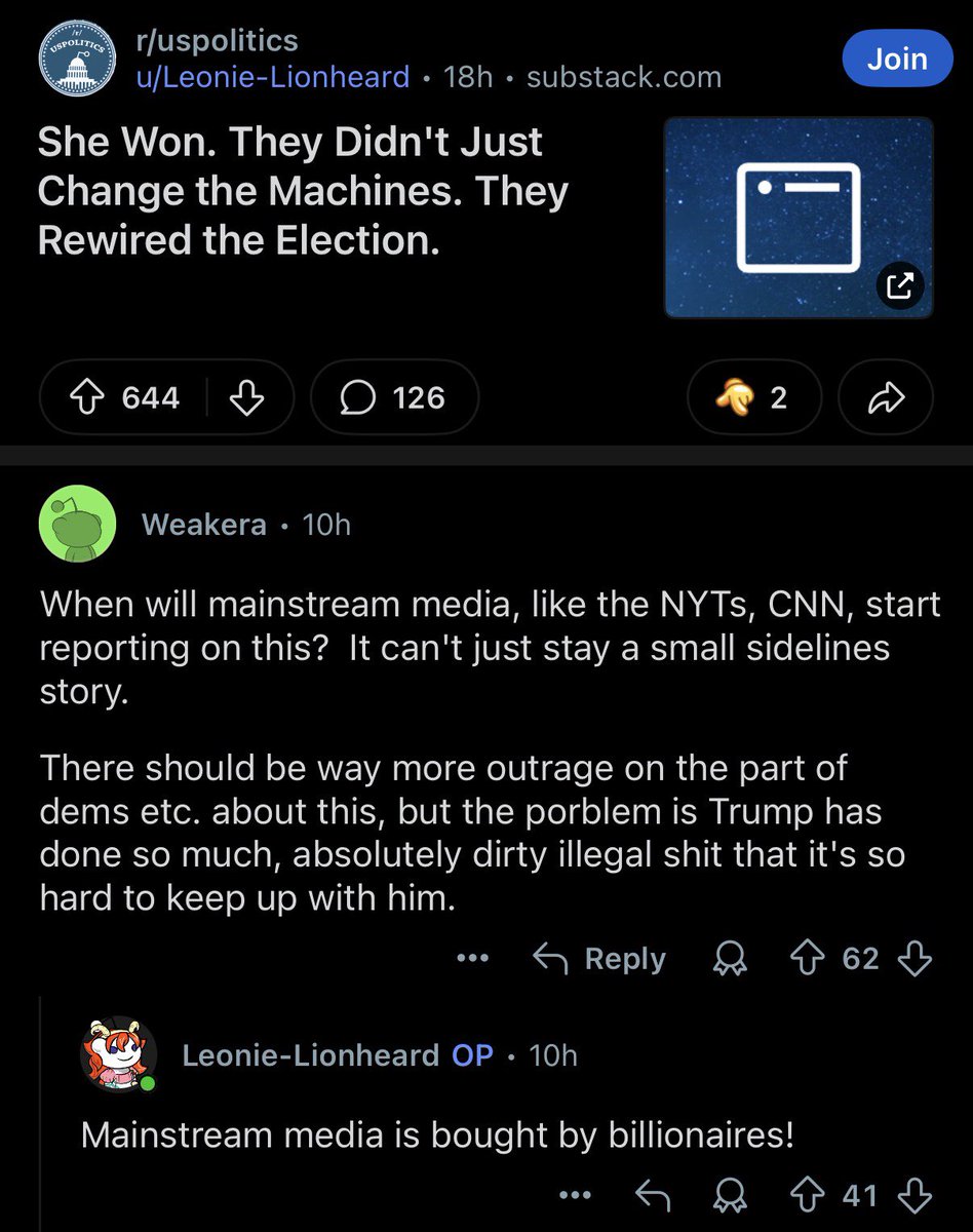 After their “no kings” protests failed, Redditors have turned to amplifying conspiracy theories designed to undermine and destroy our democracy.

At least, that’s what they accused the Right of doing 4 years ago.