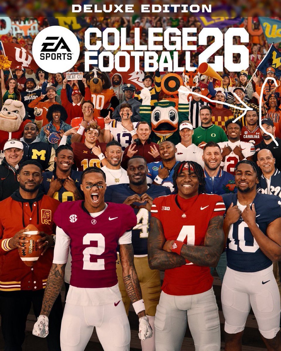 EA Sports just revealed the College Football 26 cover. Behind-the-scenes footage at the Rose Bowl is now circulating.