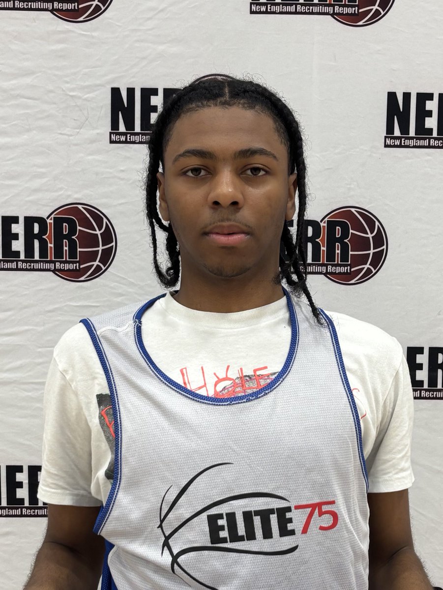 Stetson Merritt’s introduction to New England going very well tonight. 

Big fluid guard with a very skilled game. Has made a living in transition going coast to coast and converting through contact. Makes tough shots in the mid-range, extending out to the perimeter.