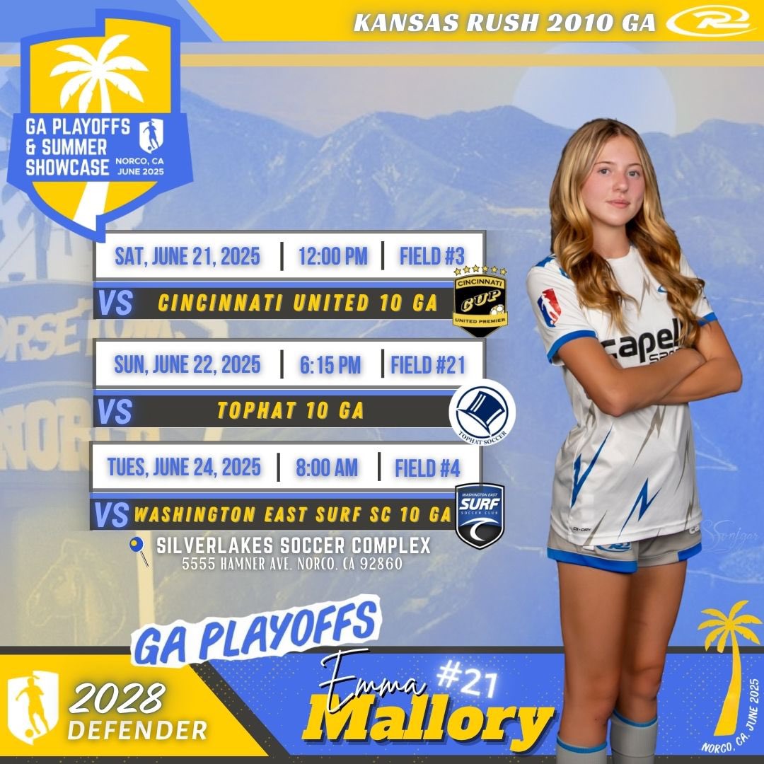 Excited for some fun and competitive games this weekend at the GA playoffs!! Hope to see you there!!