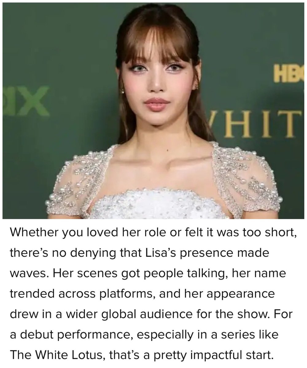 Filmfare พูดถึงเรื่องค่าตัวของลิซ่าที่เป็นประเด็นถกเถียงกัน ว่าแม้จะเป็นบทเล็กๆแต่ลิซ่าก็ทำให้คนดูสังเกตเห็นได้และถึงบทจะสั้นแต่ก็ปฎิเสธไม่ได้ว่าการปรากฎตัวของลิซ่าสร้างอิมแพคอย่างมาก ซีนของเธอถูกพูดถึงอย่างต่อเนื่อง ชื่อติดเทรนทุกแพลตฟอร์ม รวมถึงดึงคนดูจากทั่วโลกเพื่อมารับชมได้