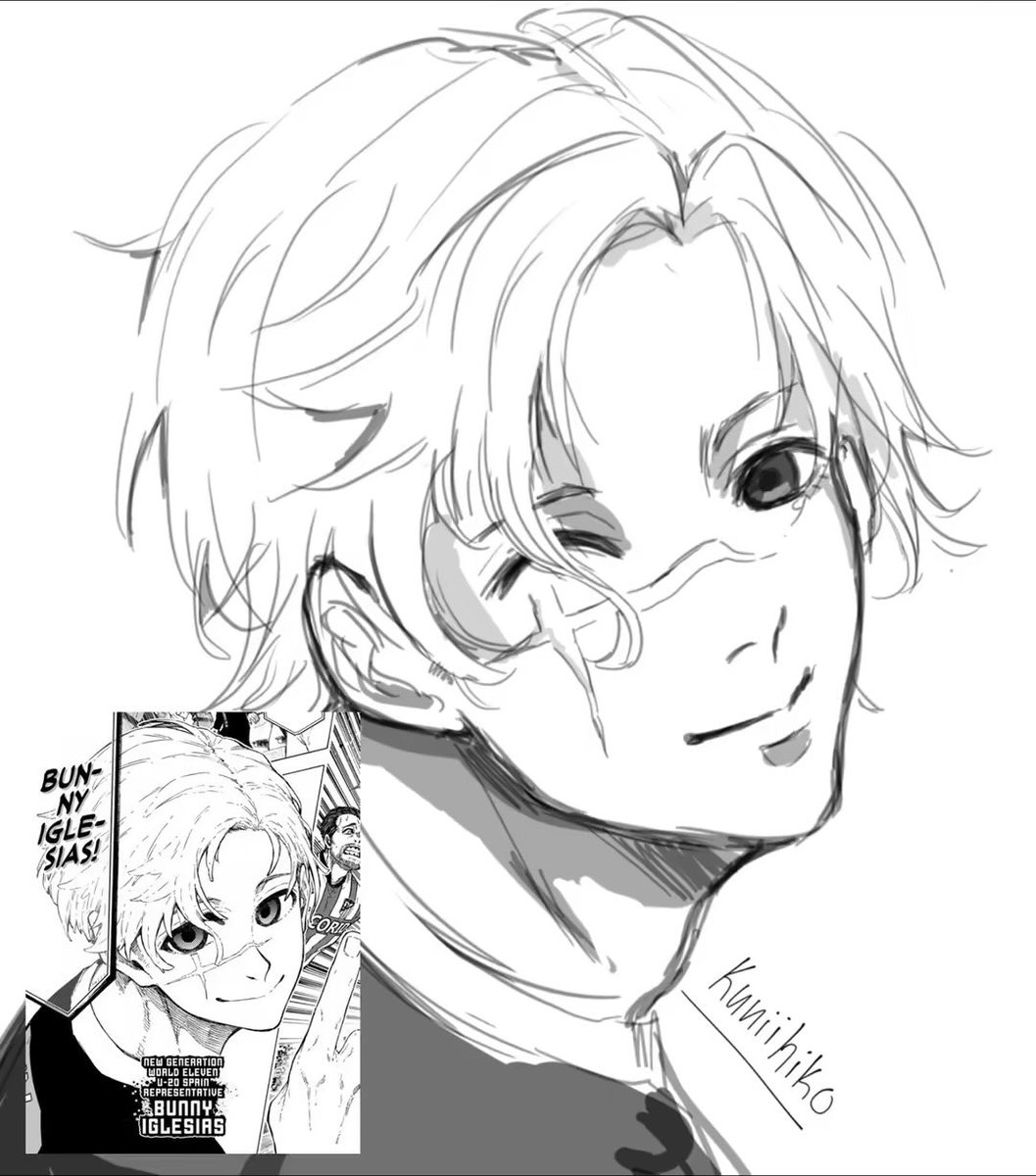 Bunny come home🤤🤤 #bluelock #art #anime #manga #soccer #BunnyIglesias #fanart