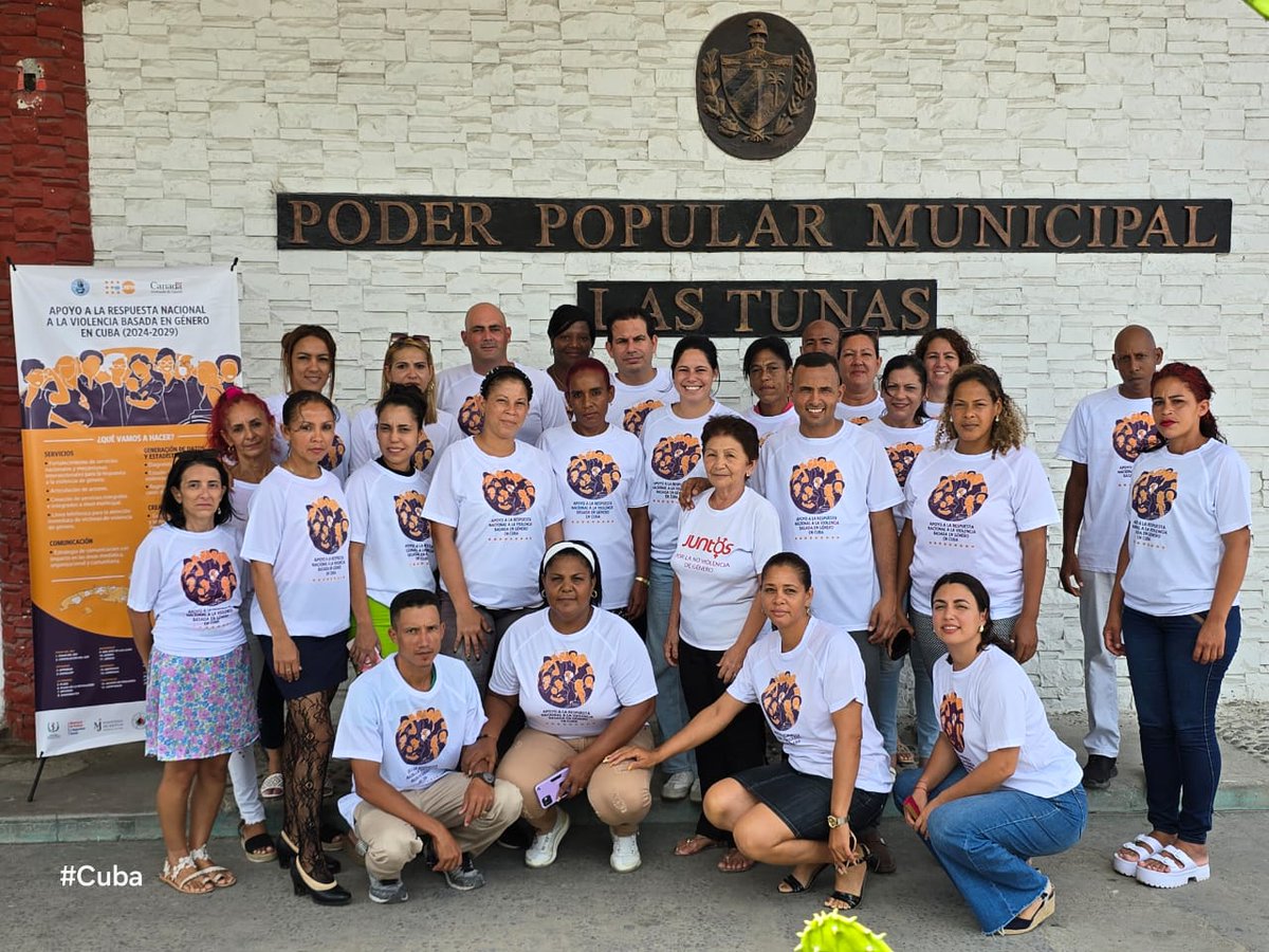 Se constituye en #LasTunas el Comité de Coordinación del proyecto "Apoyo a la respuesta nacional a la violencia basada en género en #Cuba 2024-2029.